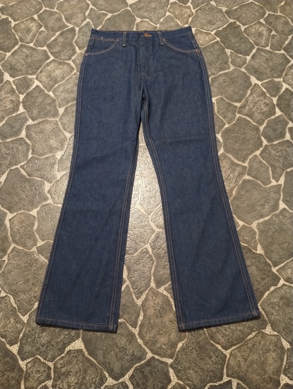 WRANGLER No Fault Sanfor Set Raw Denim Bootcut mens jeans 32x32 VGE DEADSTOCK 70